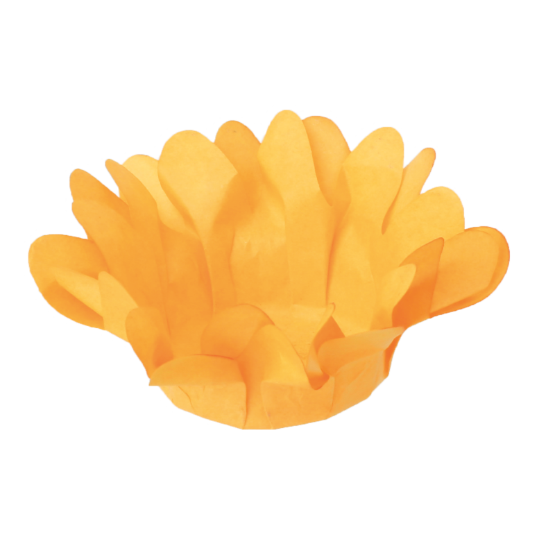 30 Forminhas Margaridinha Amarelo Gema