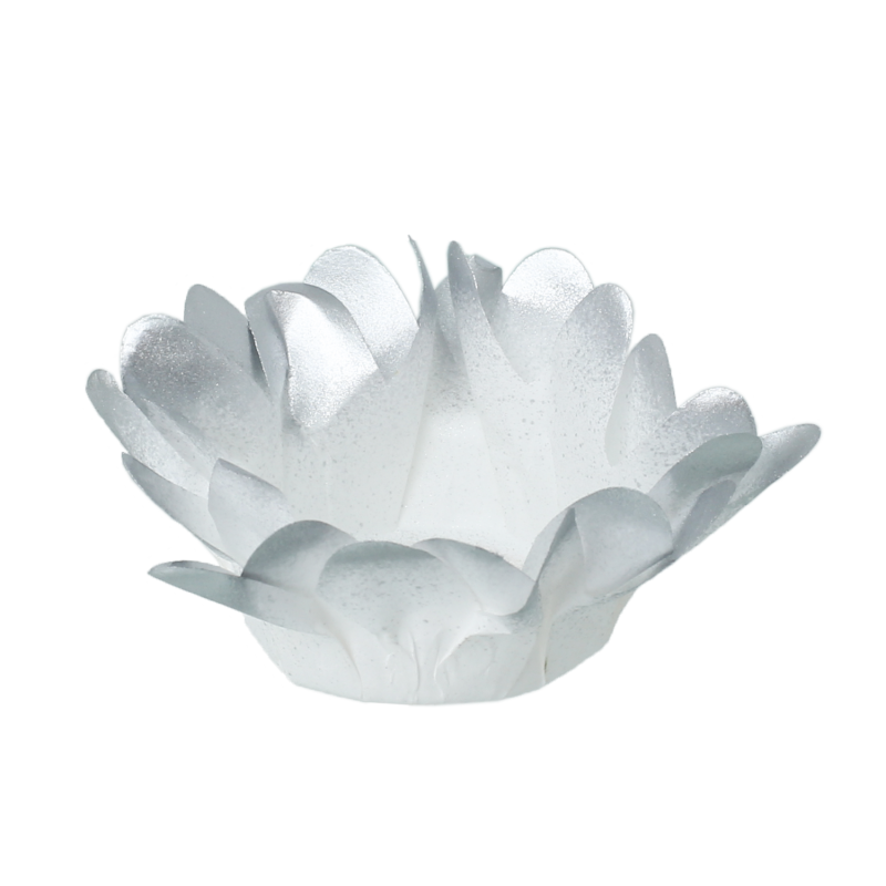 30 Forminhas Margaridinha Platina