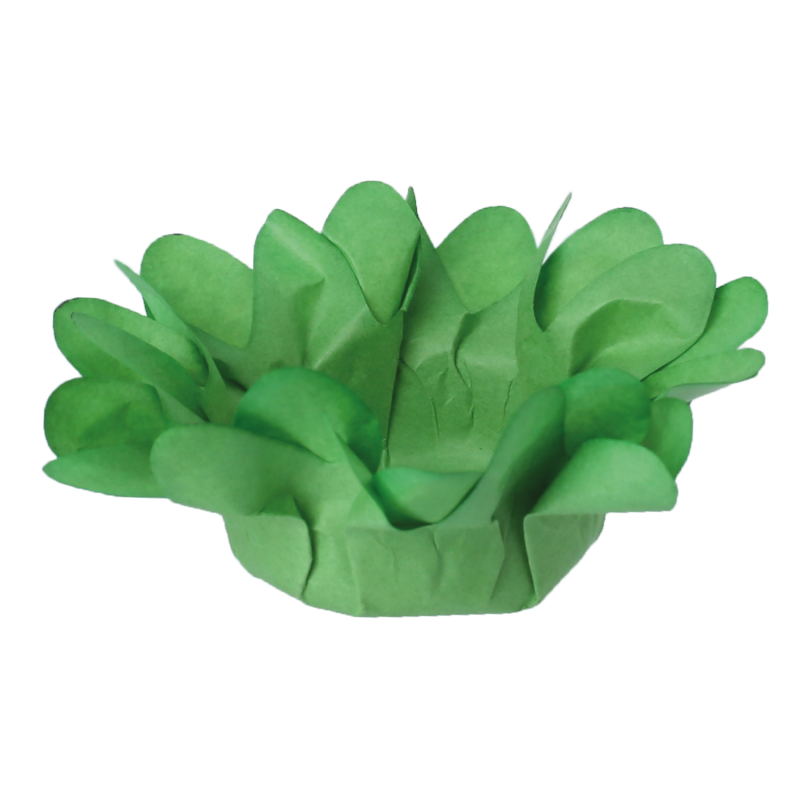 30 Forminhas Margaridinha Verde Folha
