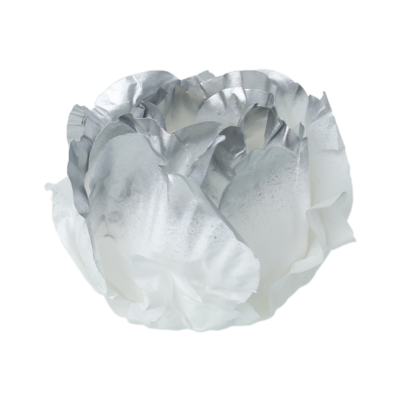 30 Forminhas Cravo Platina