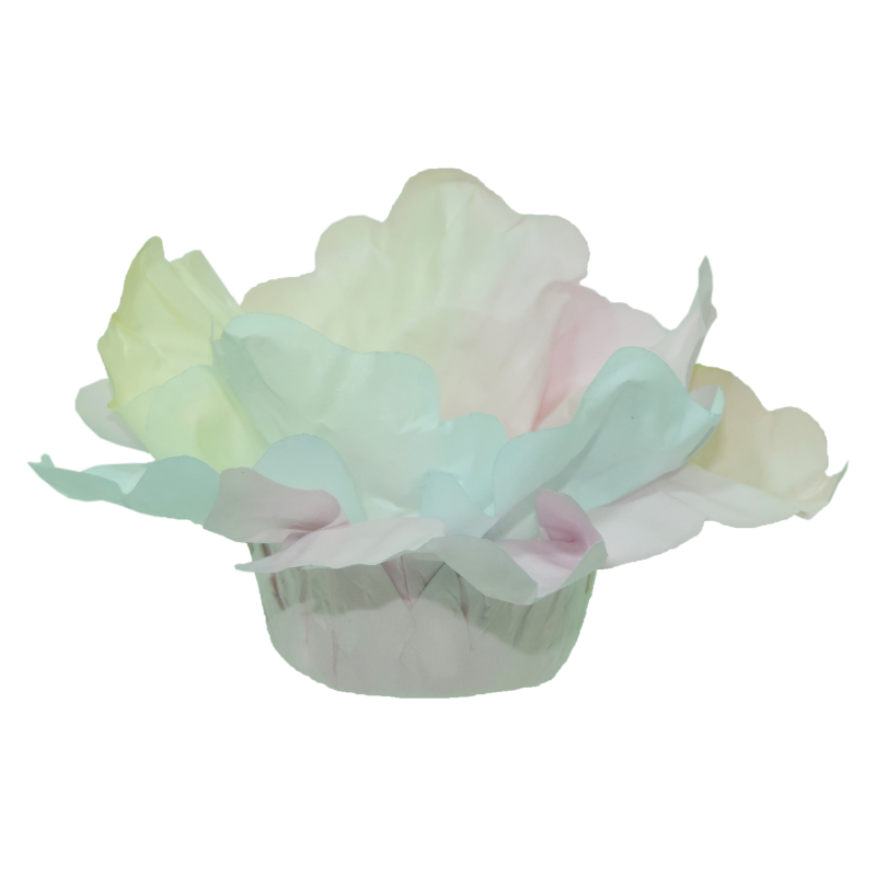 24 Forminhas Hibisco Algodão Doce