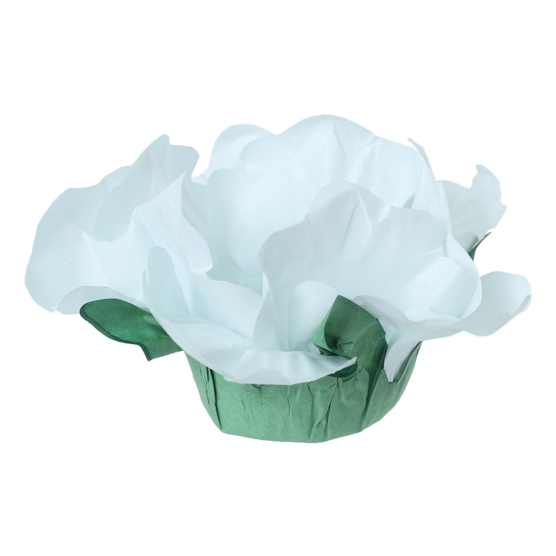 24 Forminhas Hibisco Azul Chá