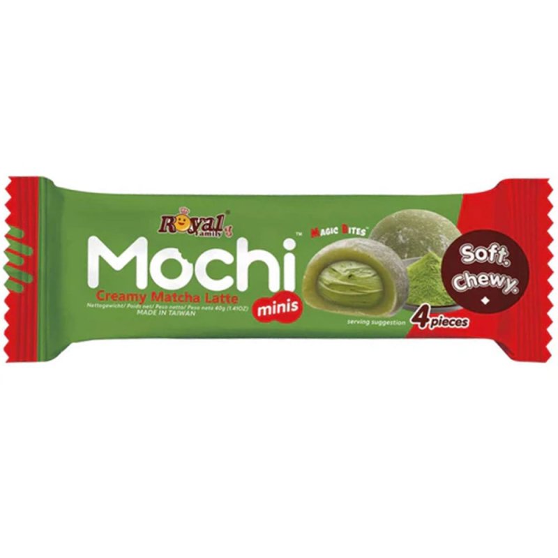 4 Mini Mochi Matcha Latte