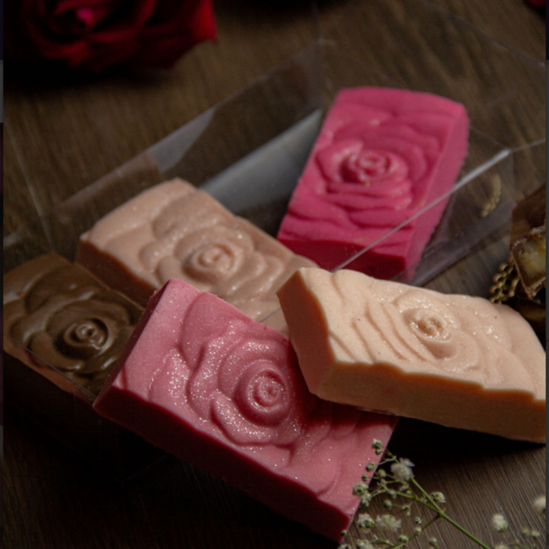 Forma Especial 3 Partes - Mini Tablete Rosa