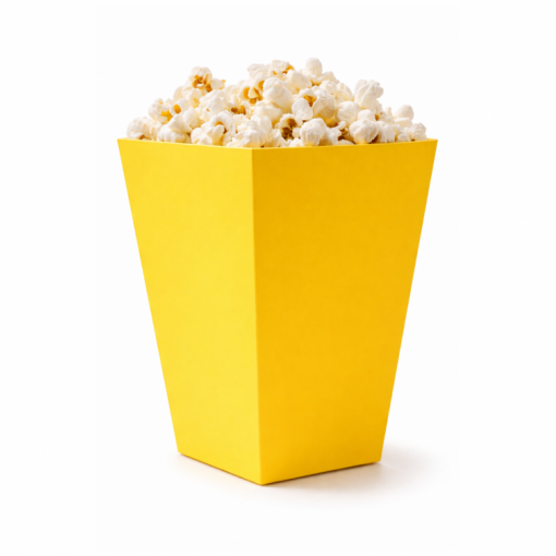 12 Caixas de Pipocas Amarelo