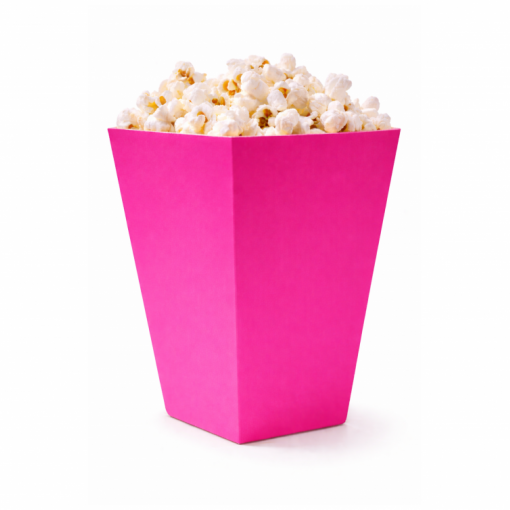 12 Caixas de Pipocas Rosa Choque