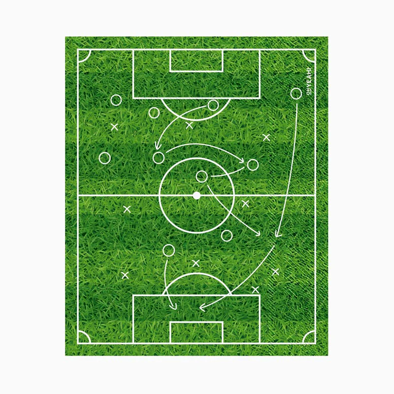 Guardanapos Campo de Futebol