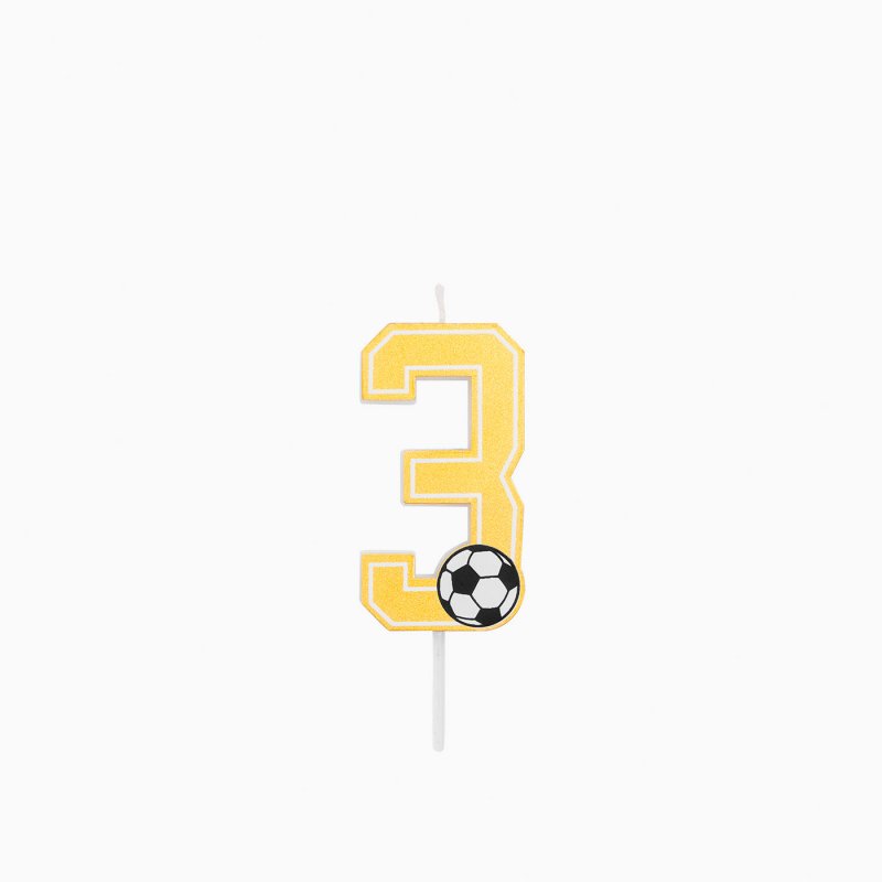 Vela Futebol Número 3