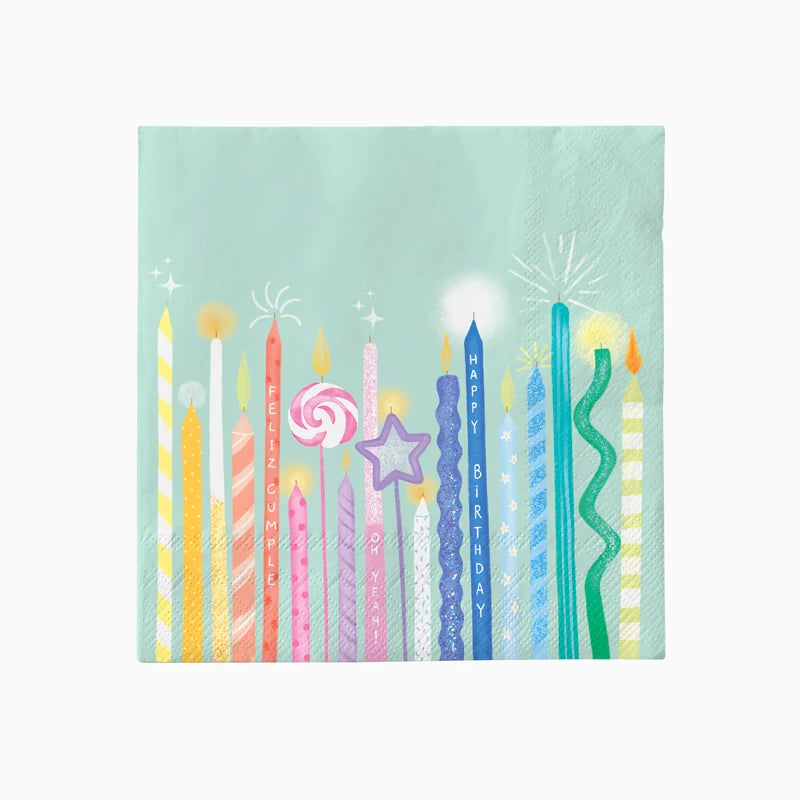 Guardanapos Velas Aniversário