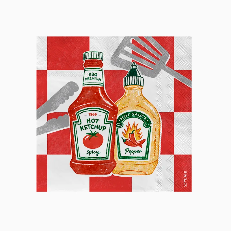 Guardanapos Ketchup