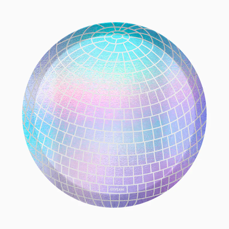 4 Pratos 30cm Disco Ball
