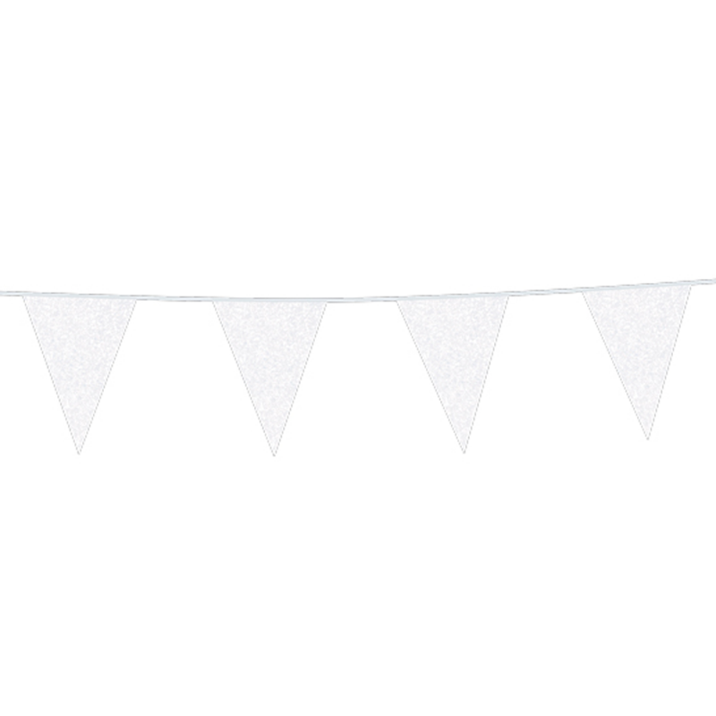 Bandeirolas Glitter 6m Branco