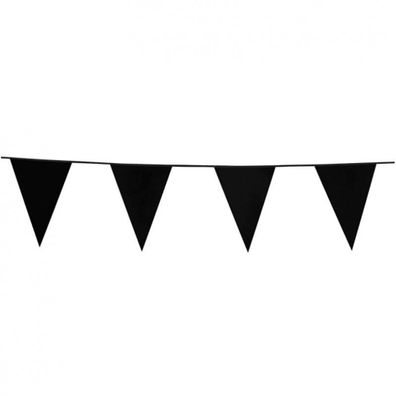 Bandeirolas 10m Preto