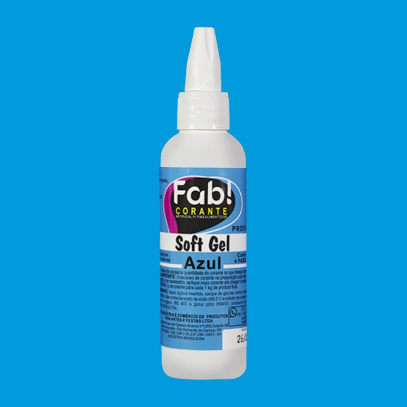 Corante Fab! Softgel 60g Azul