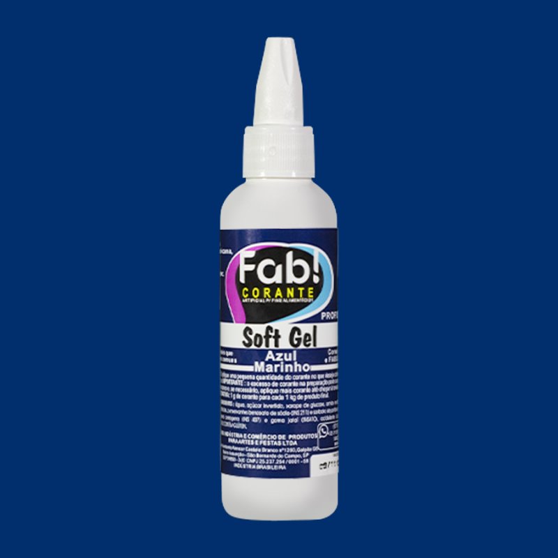 Corante Fab! Softgel 60g Azul Marinho