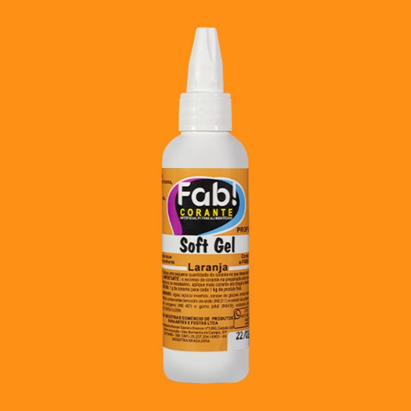 Corante Fab! Softgel 60g Laranja