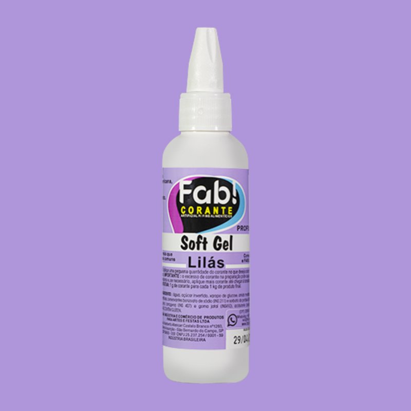 Corante Fab! Softgel 60g Lilás
