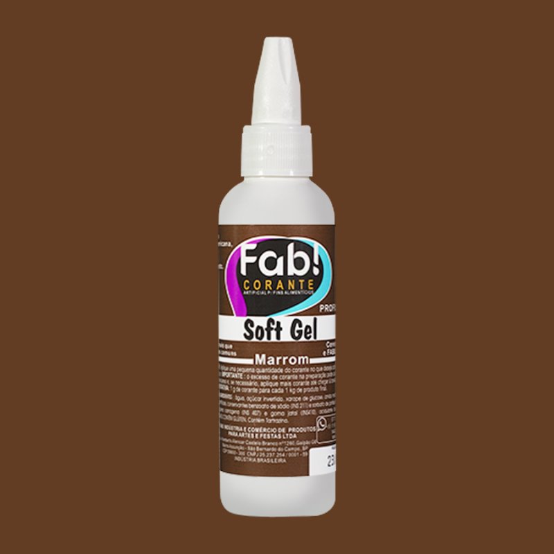 Corante Fab! Softgel 60g Castanho