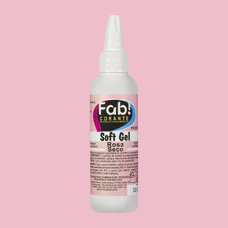 Corante Fab! Softgel 60g Rosa Seco