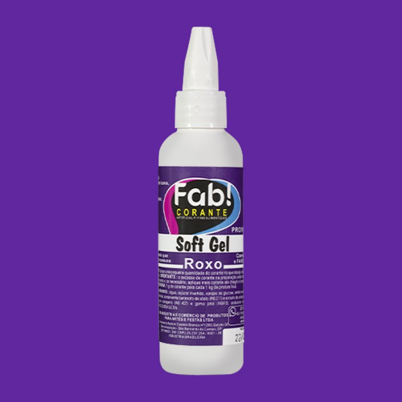 Corante Fab! Softgel 60g Roxo
