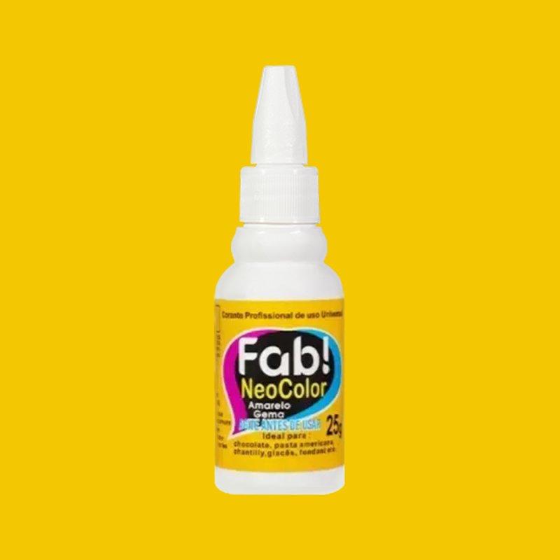 Corante Fab! Neocolor 25g Amarelo Gema