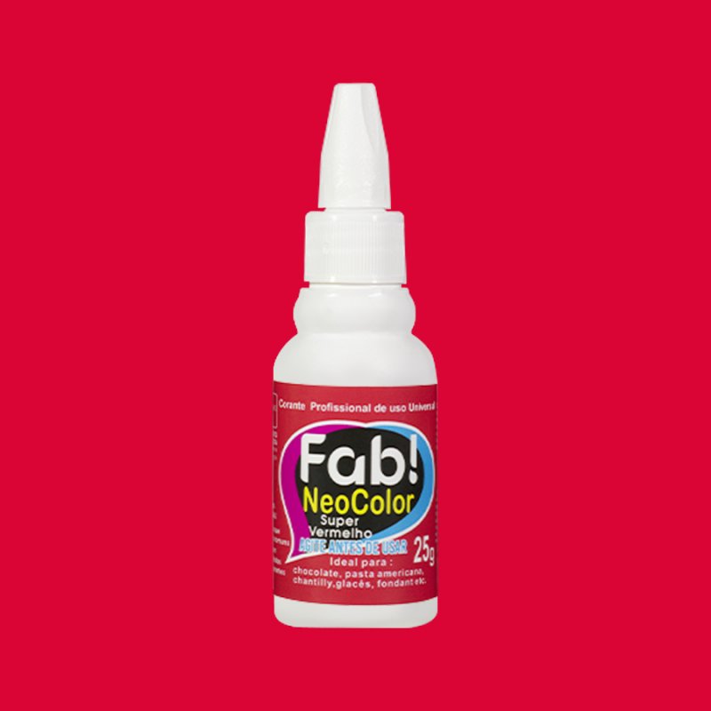 Corante Fab! Neocolor 25g Super Vermelho