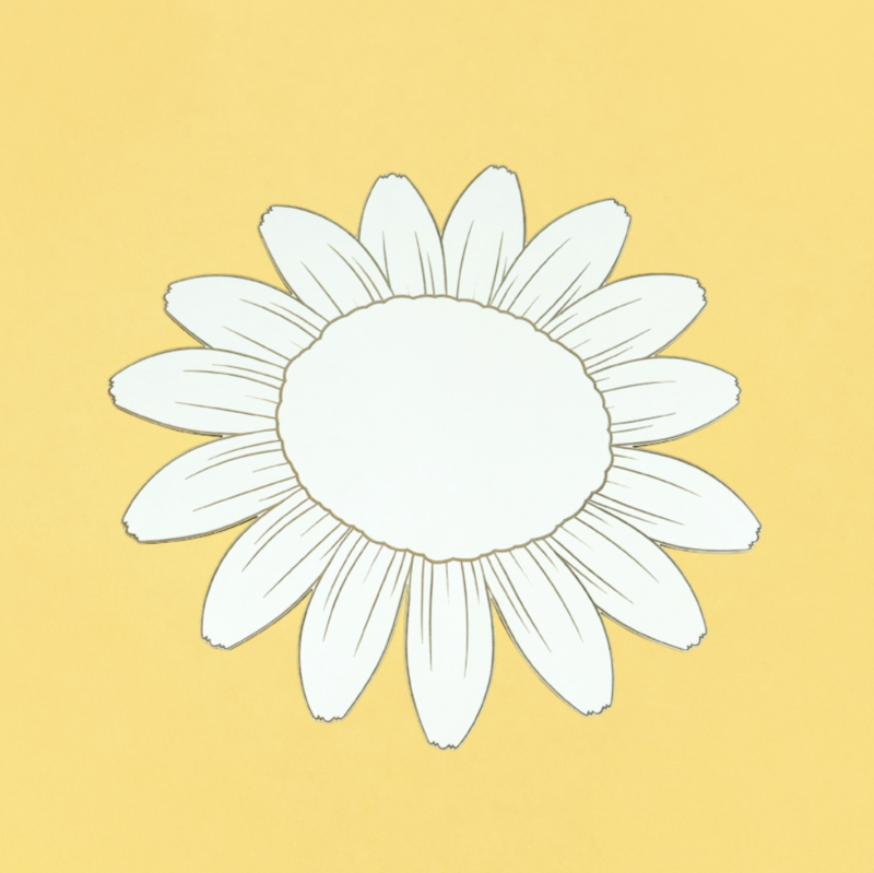 Base MDF Branca Flor 30cm
