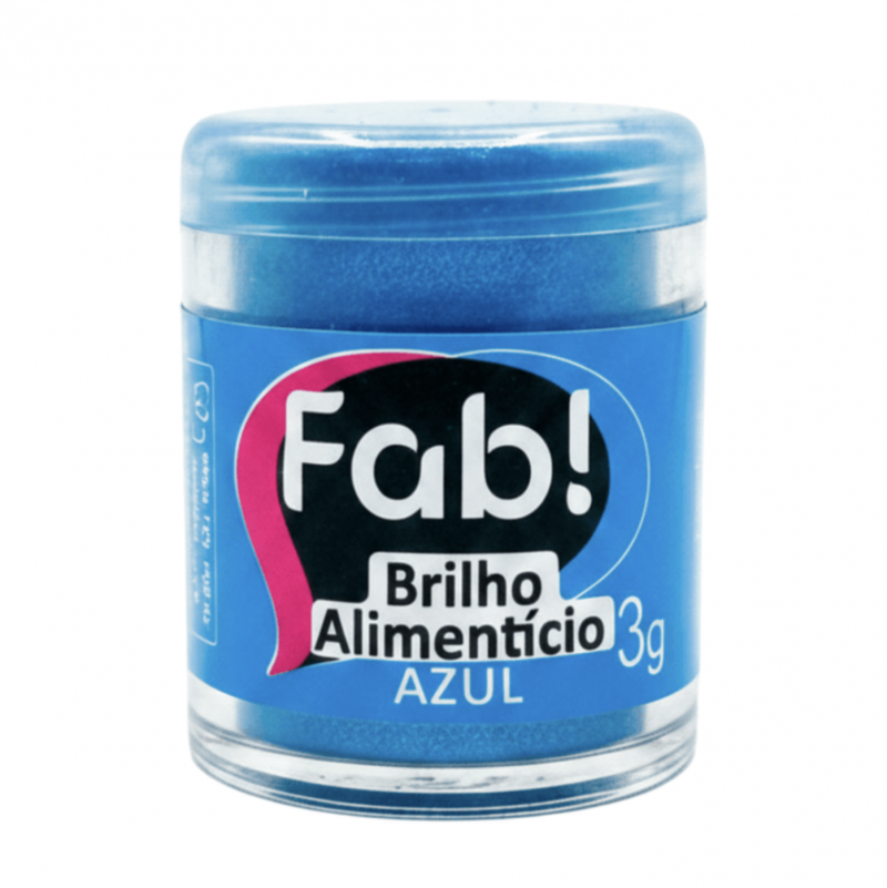 Brilho Alimentar Fab! 3g Azul