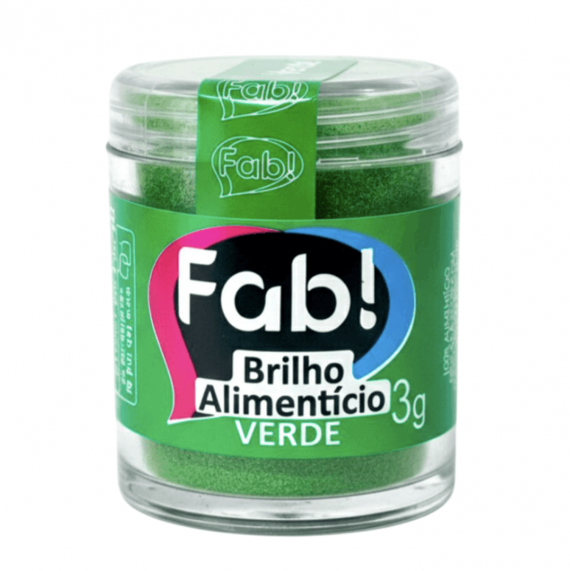 Brilho Alimentar Fab! 3g Verde
