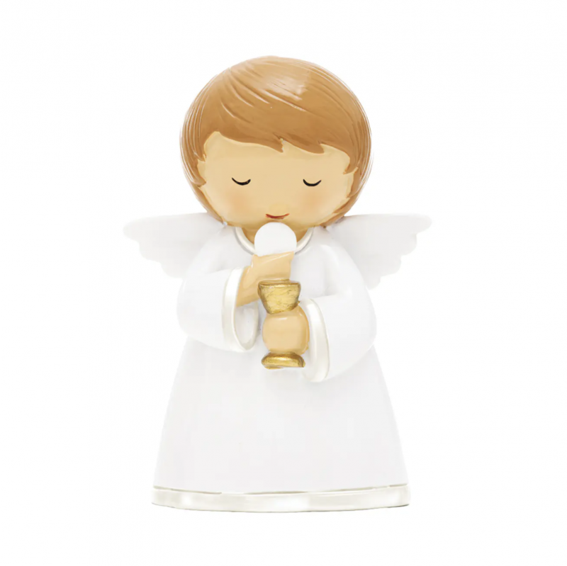 Figura Anjo da Guarda Comunhão com Cálice