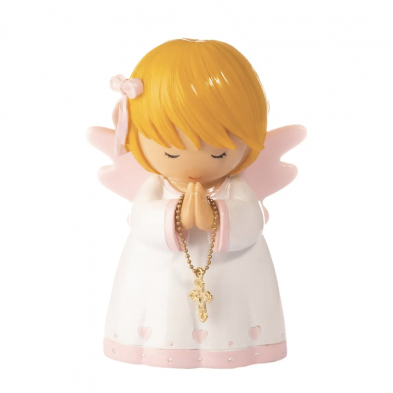 Figura Anjo da Guarda Rosa