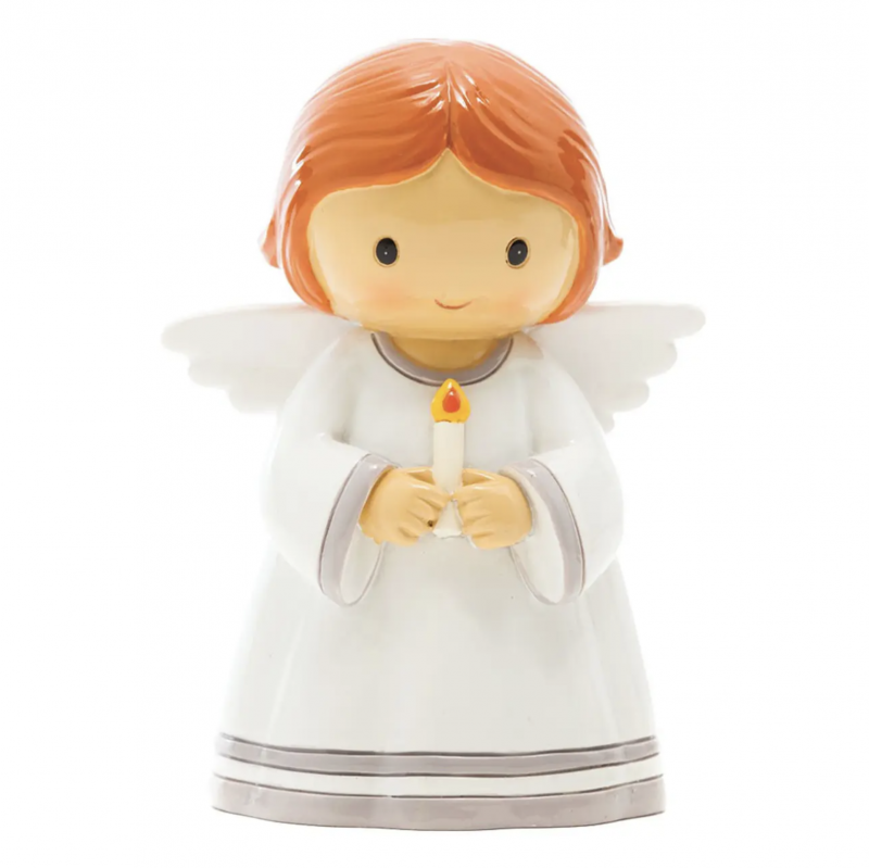 Figura Anjo da Guarda com Vela