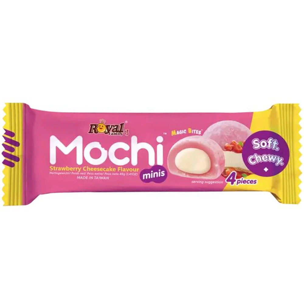 4 Mini Mochi Cheesecake de Morango