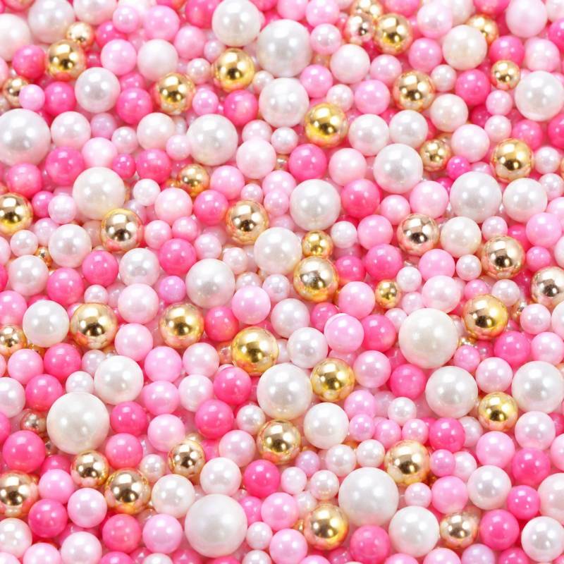 Mix Pérolas de Açúcar Glam Rosa 