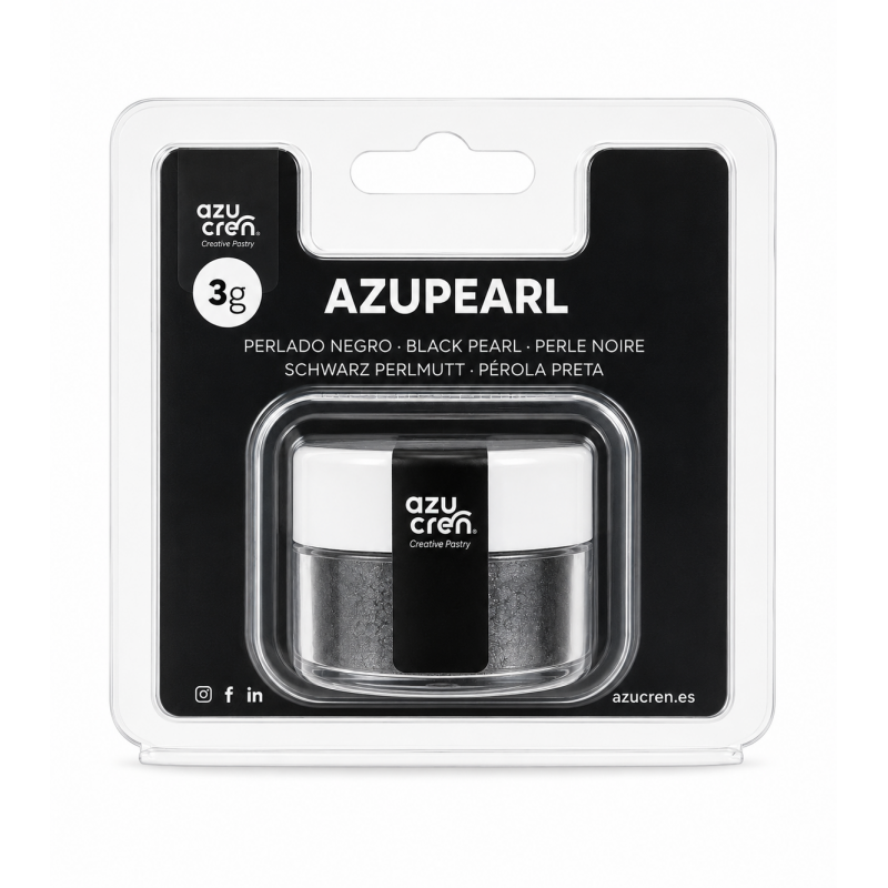 Corante em Pó Azupearl Preto Pérola