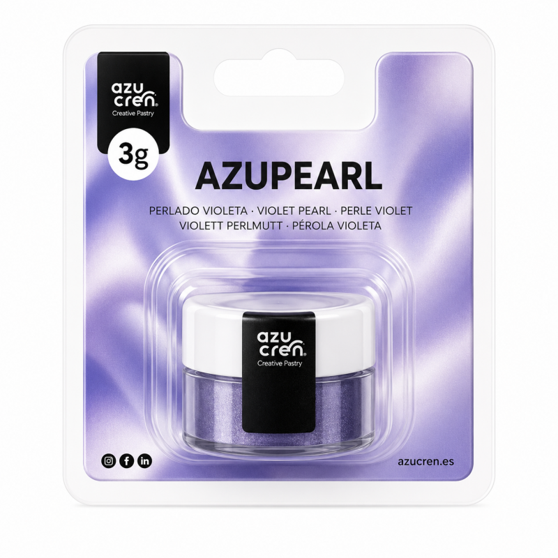 Corante em Pó Azupearl Violeta Pérola