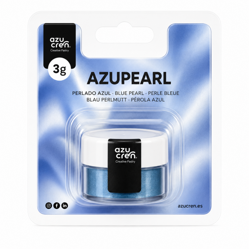 Corante em Pó Azupearl Azul Pérola