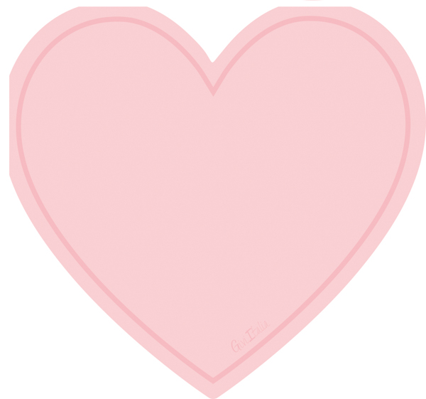 Guardanapos Coração Rosa
