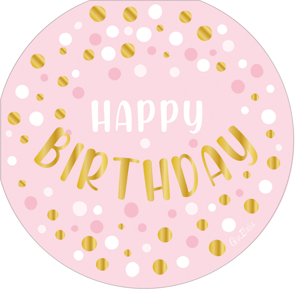 Guardanapos Happy Birthday Rosa