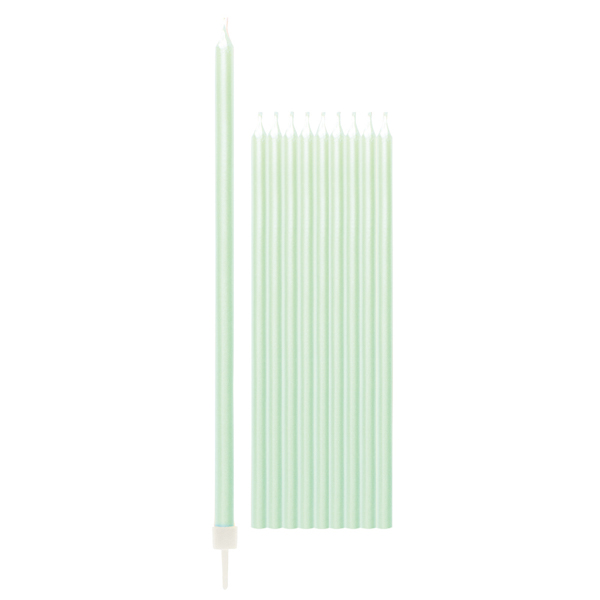 Velas Altas 15,5cm Aqua Pérola