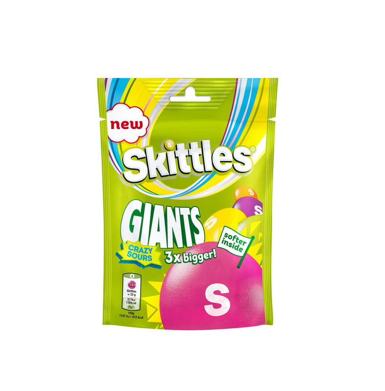 Skittles Giants Crazy Sour