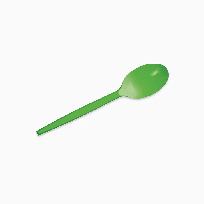15 Colheres Reutilizáveis 12,5cm Verde