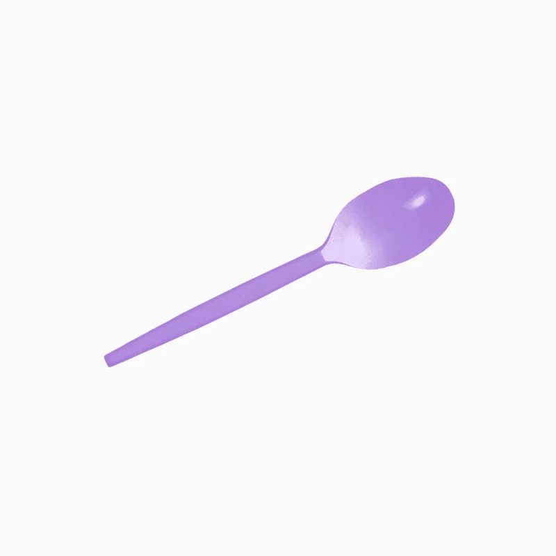 15 Colheres Reutilizáveis 12,5cm Lavanda