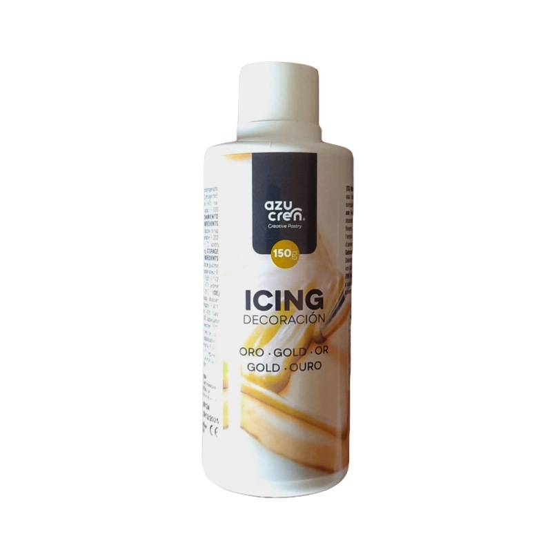 Gel Para Decoração Tipo Glacê 150g Dourado