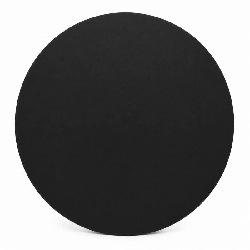 Base Redonda Fina 30cm Preto Mate