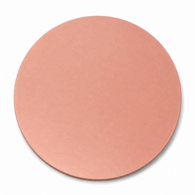 Base Redonda Fina 20cm Rose Gold Mate