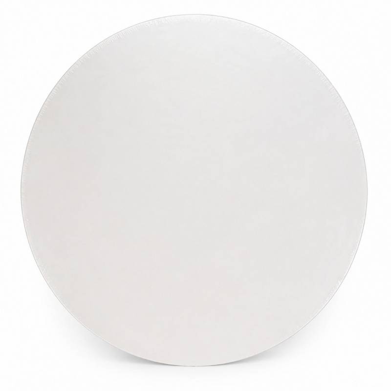 Base Redonda Fina 30cm Branco Mate