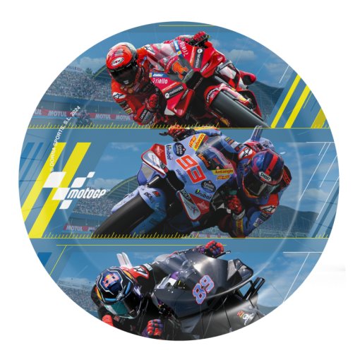 Pratos Pequenos Moto GP