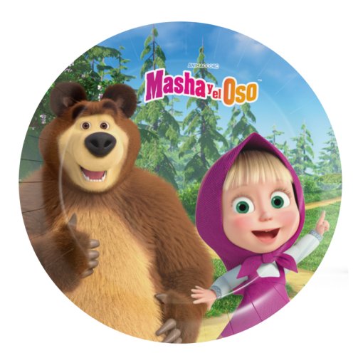 Pratos Pequenos Masha e o Urso