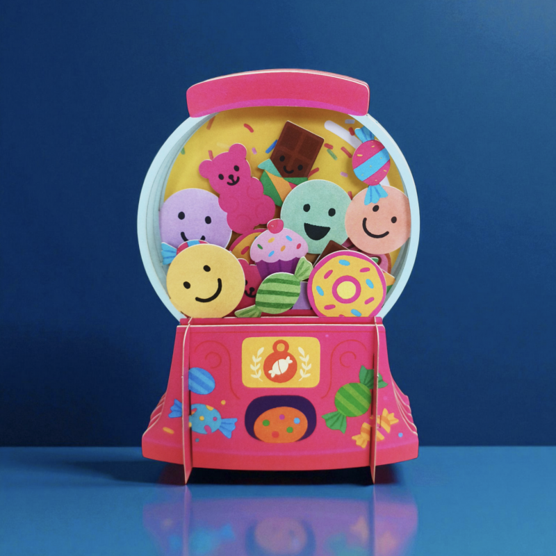 Postal Gum Ball Machine